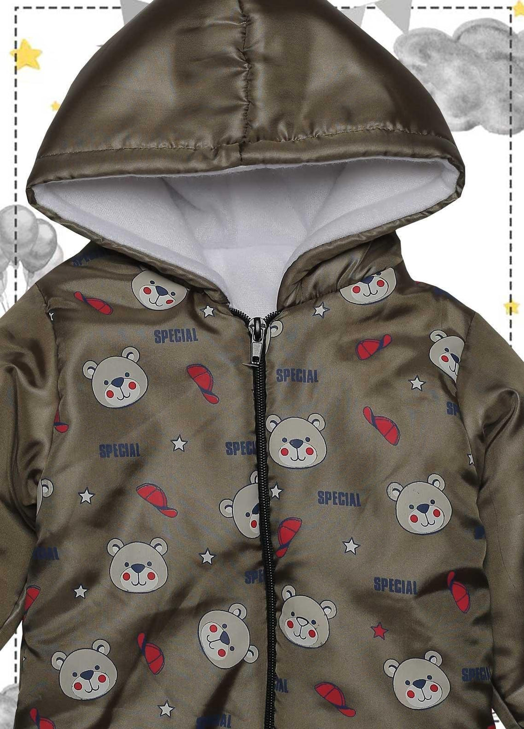 Sanaulla Exclusive Range  Fancy Jacket for Kids -  340809 Green