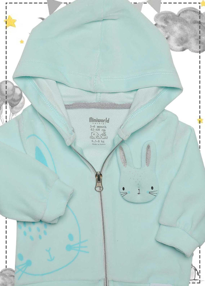 Sanaulla Exclusive Range  Fancy Jacket for Kids -  341614 Sky Blue