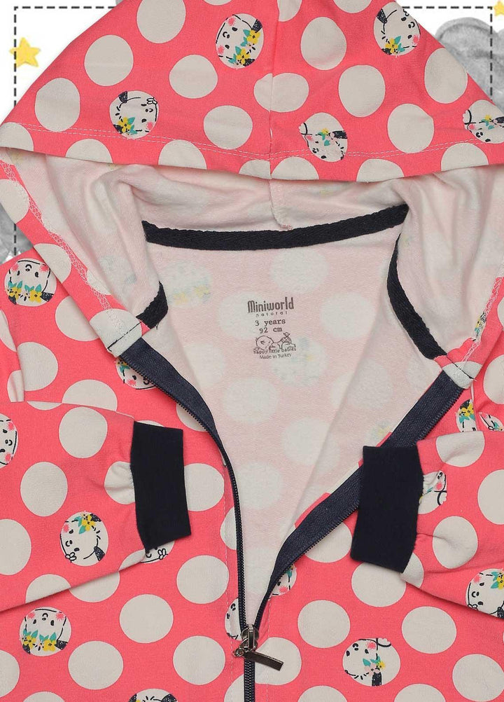 Sanaulla Exclusive Range  Fancy Kids Jacket -  342033 Pink