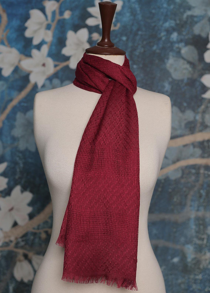 Sanaulla Exclusive Range    Scarves D-01 Maroon - Ladies Scarves