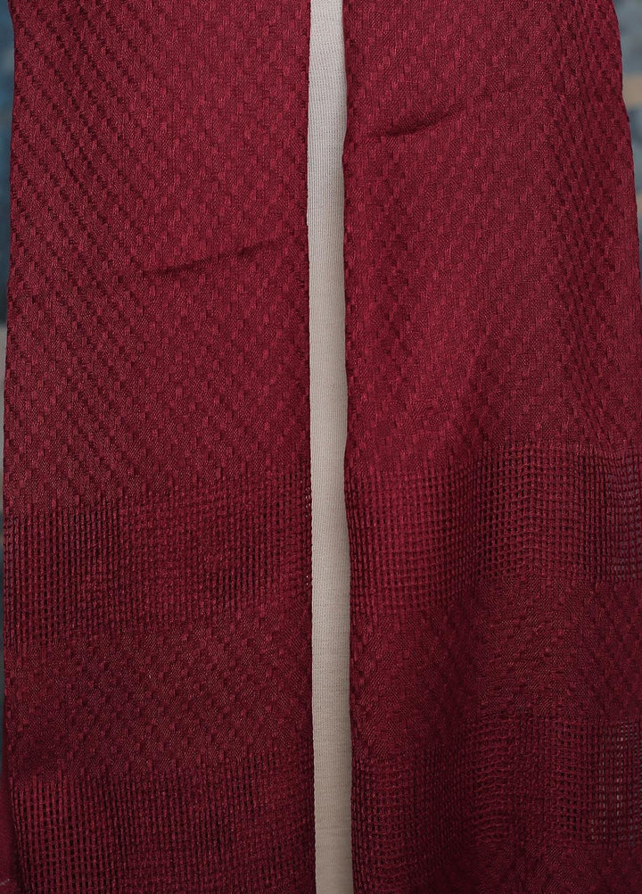 Sanaulla Exclusive Range    Scarves D-01 Maroon - Ladies Scarves