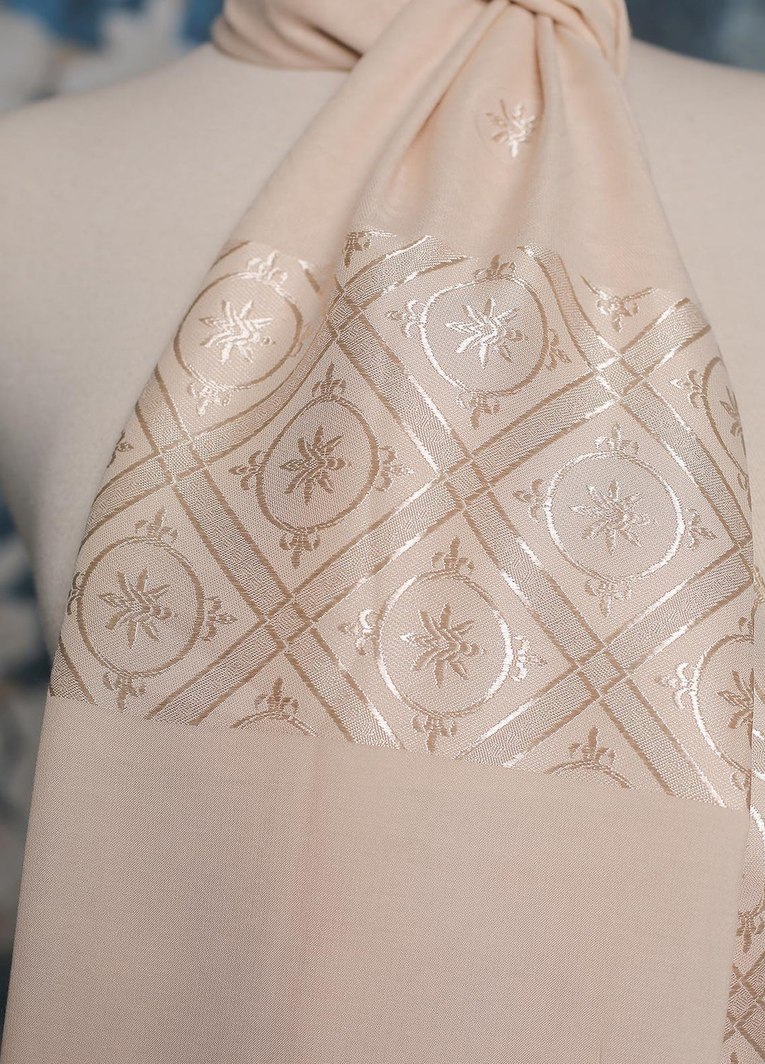 Sanaulla Exclusive Range    Scarves D-05 Fawn - Ladies Scarves