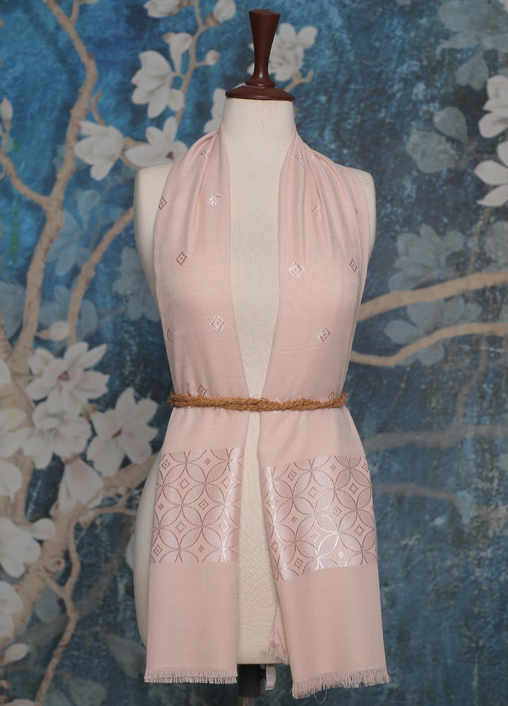 Sanaulla Exclusive Range    Scarves D-05 Light Pink - Ladies Scarves