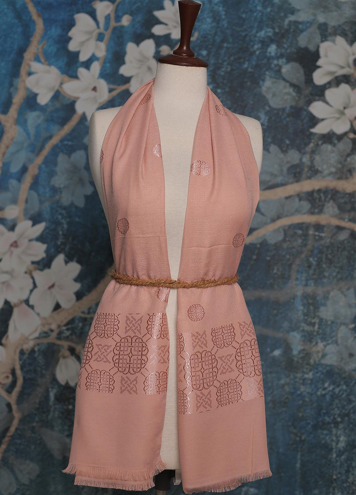 Sanaulla Exclusive Range    Scarves D-05 Peach - Ladies Scarves