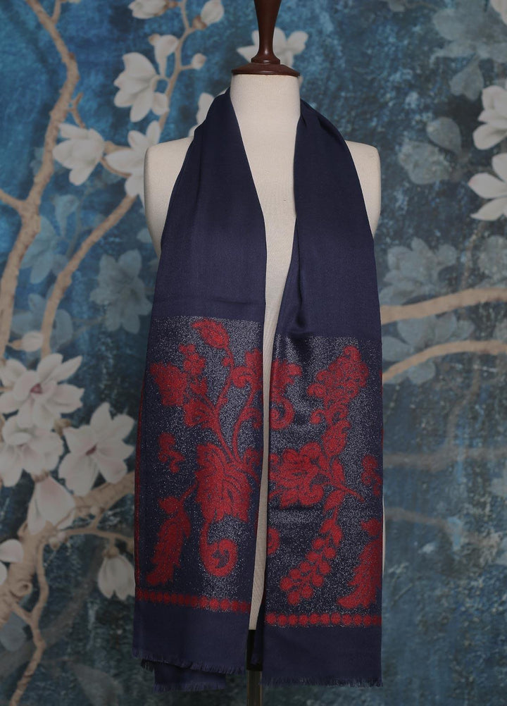 Sanaulla Exclusive Range    Scarves D-16 Blue - Ladies Scarves