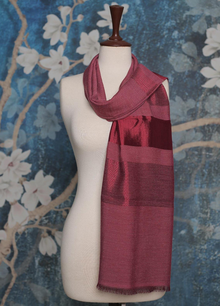 Sanaulla Exclusive Range    Scarves D-17 Maroon - Ladies Scarves