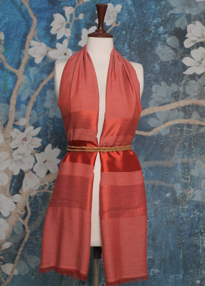 Sanaulla Exclusive Range    Scarves D-17 Rust - Ladies Scarves