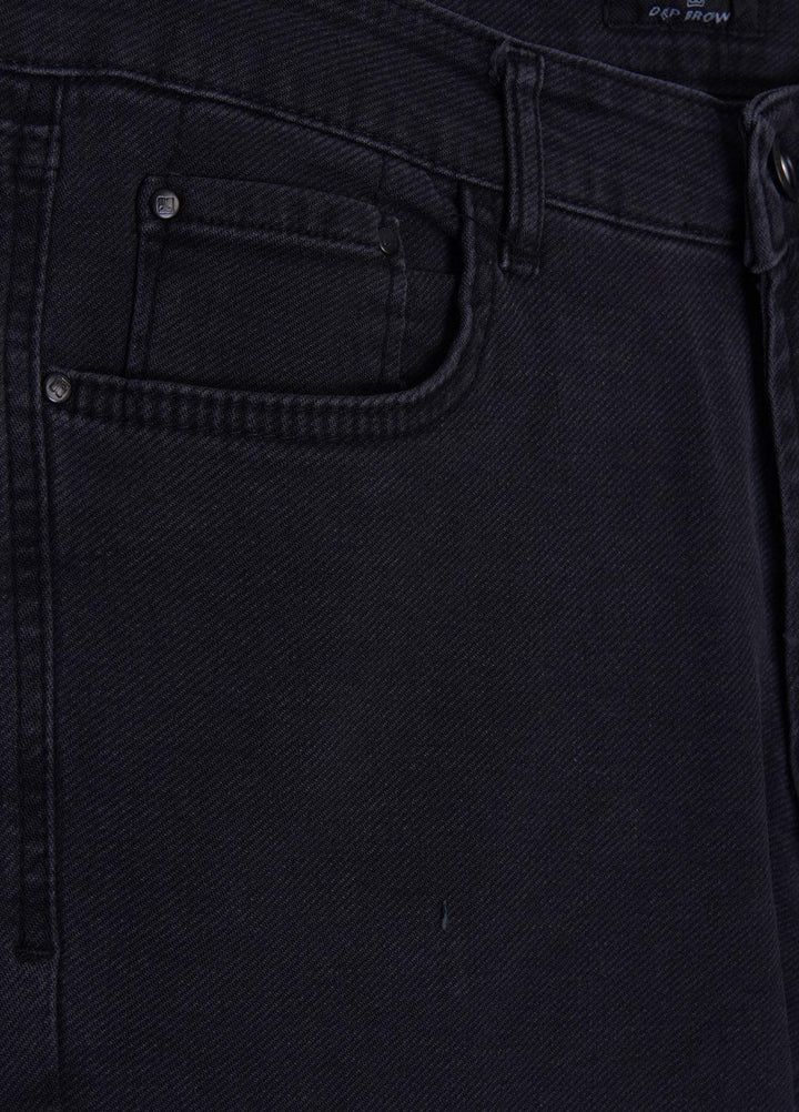 Sanaulla Exclusive Range Denim Casual Jeans for Men -  D-03 Black