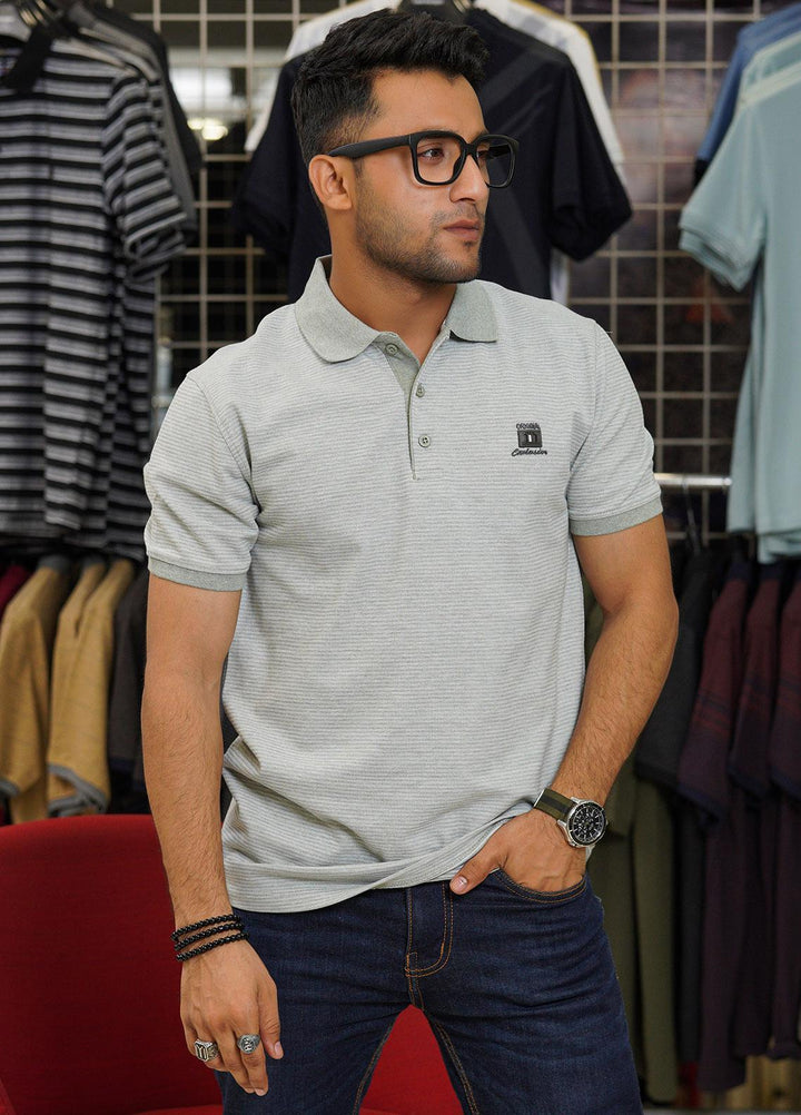 Sanaulla Exclusive Range Cotton Polo for Men - D-1219 Light Green