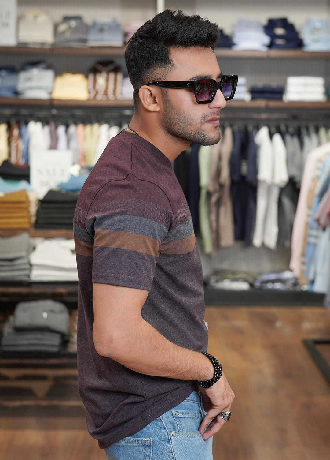 Sanaulla Exclusive Range Polo for Men - D-1263 Maroon