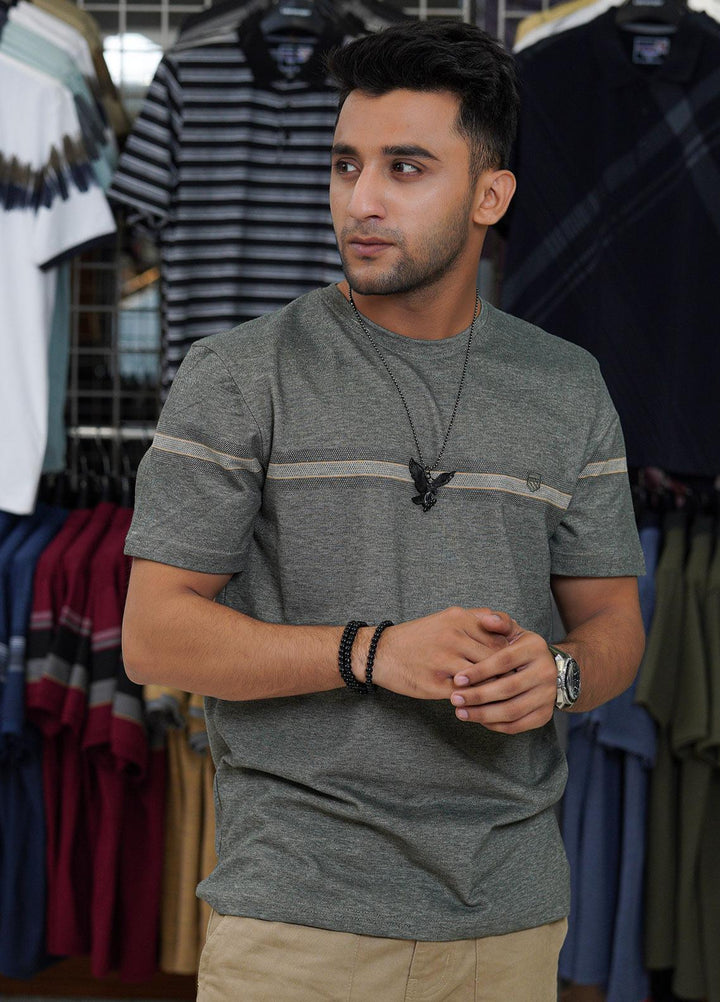 Sanaulla Exclusive Range Cotton Polo for Men - D-1298 Green