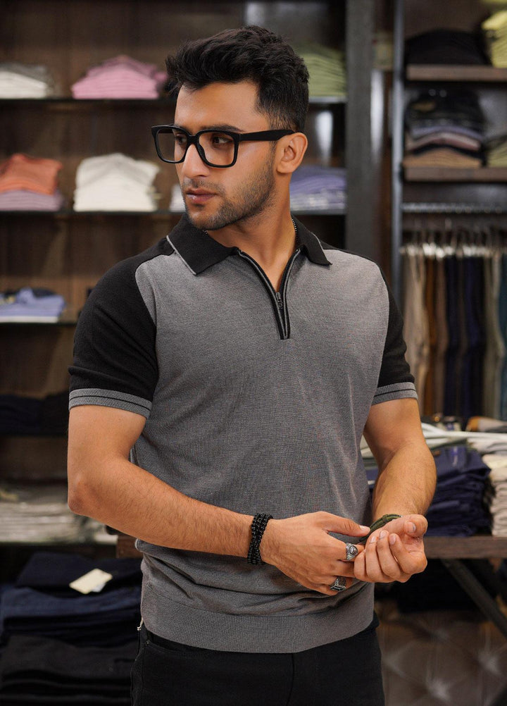 Sanaulla Exclusive Range Cotton Polo for Men - D-2313 Brown