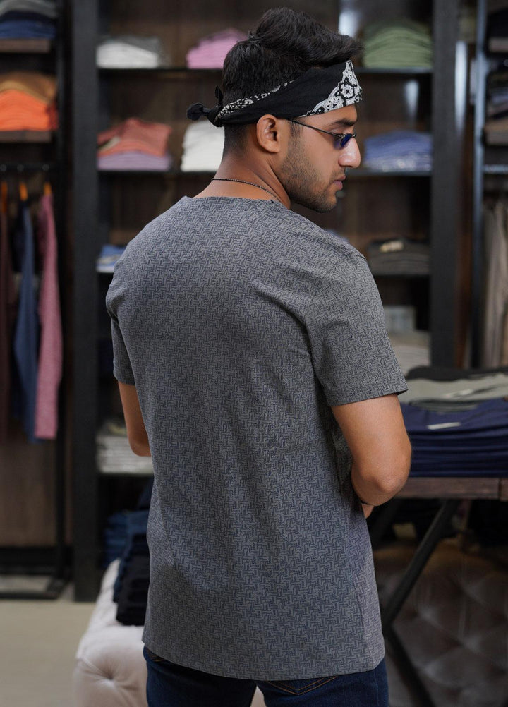 Sanaulla Exclusive Range Cotton Polo for Men - D-6048 Dark Grey