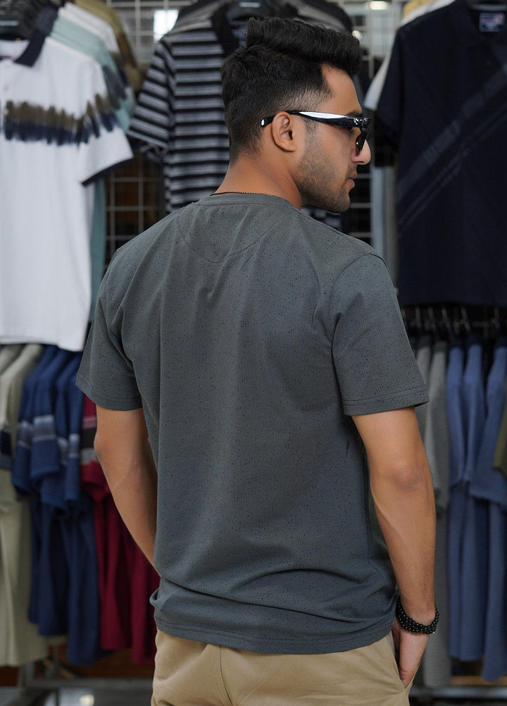 Sanaulla Exclusive Range Cotton Polo for Men - D-6107 Grey