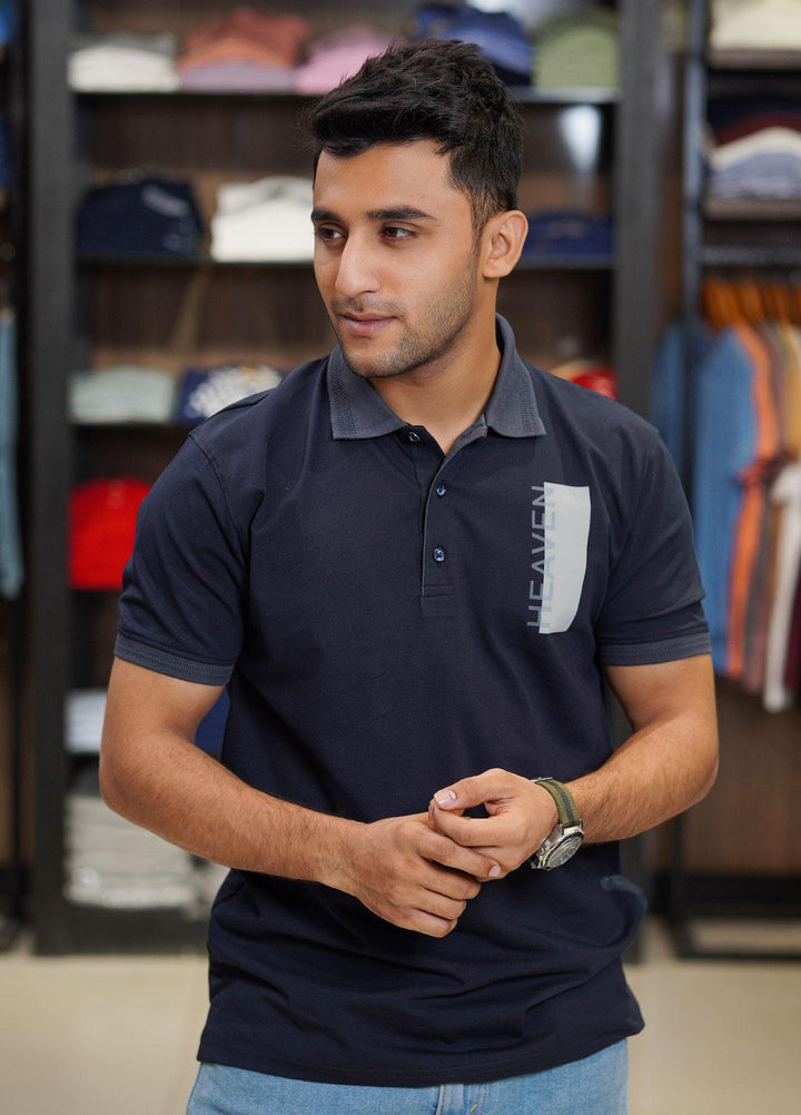 Sanaulla Exclusive Range Cotton Polo for Men - D-6173 Dark Green