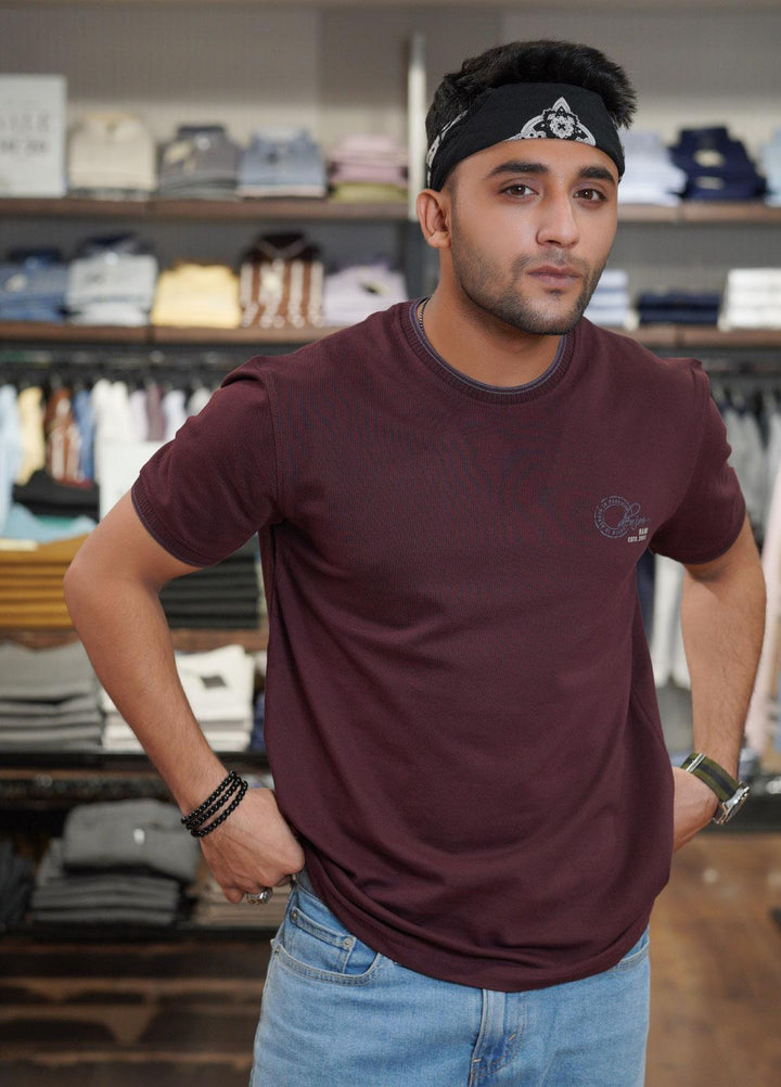 Sanaulla Exclusive Range Polo for Men - D-6238 Maroon