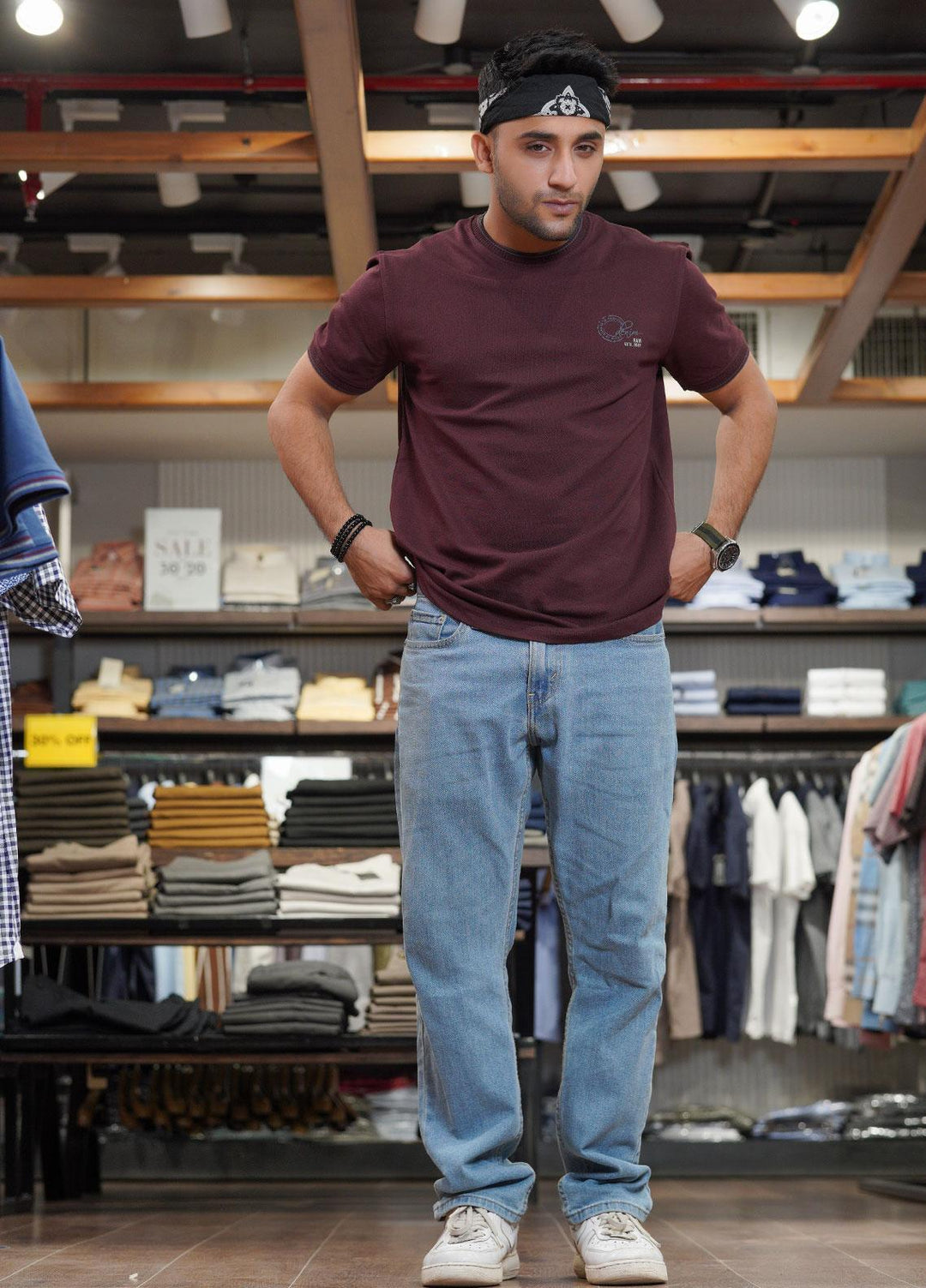 Sanaulla Exclusive Range Polo for Men - D-6238 Maroon