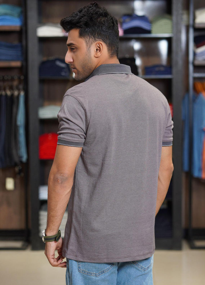 Sanaulla Exclusive Range Cotton Polo for Men - D-6371 Brown