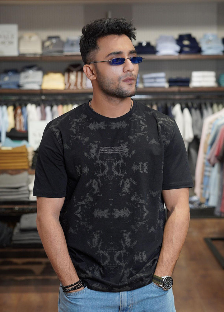 Sanaulla Exclusive Range Polo for Men - D-6638 Black