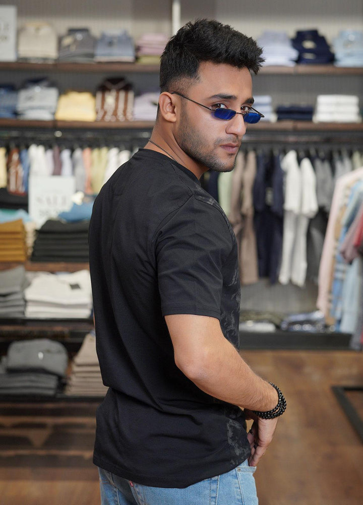 Sanaulla Exclusive Range Polo for Men - D-6638 Black