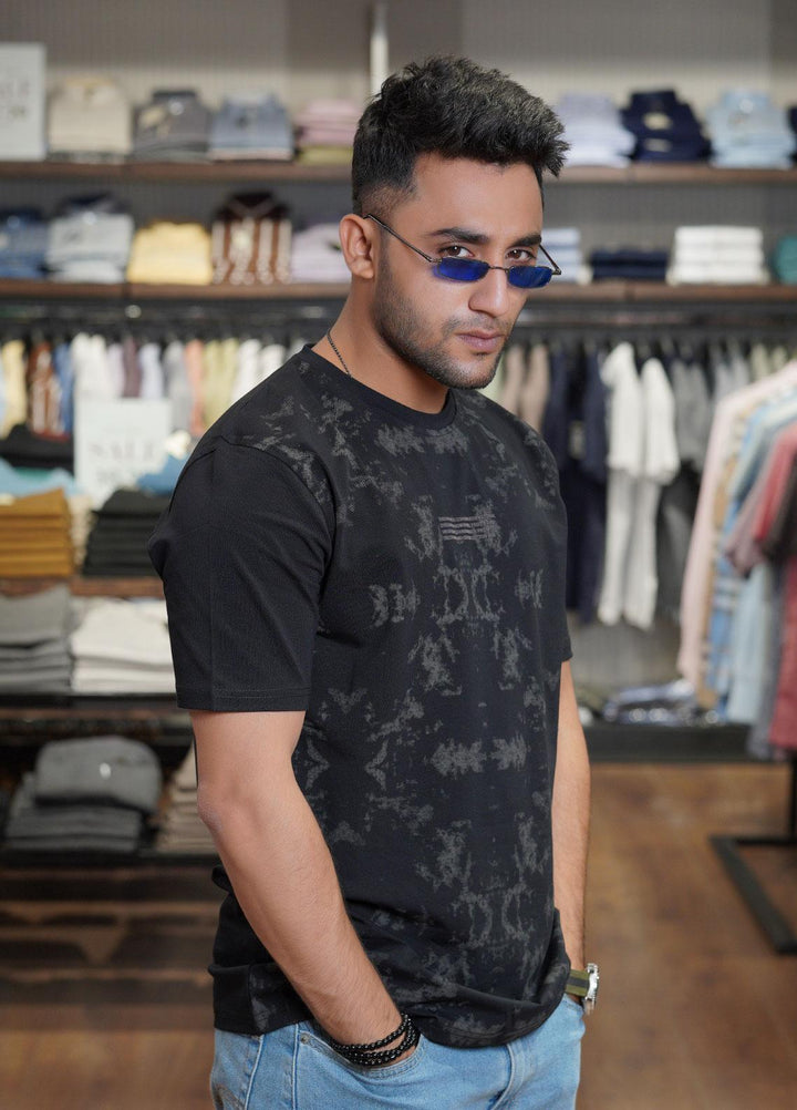 Sanaulla Exclusive Range Polo for Men - D-6638 Black