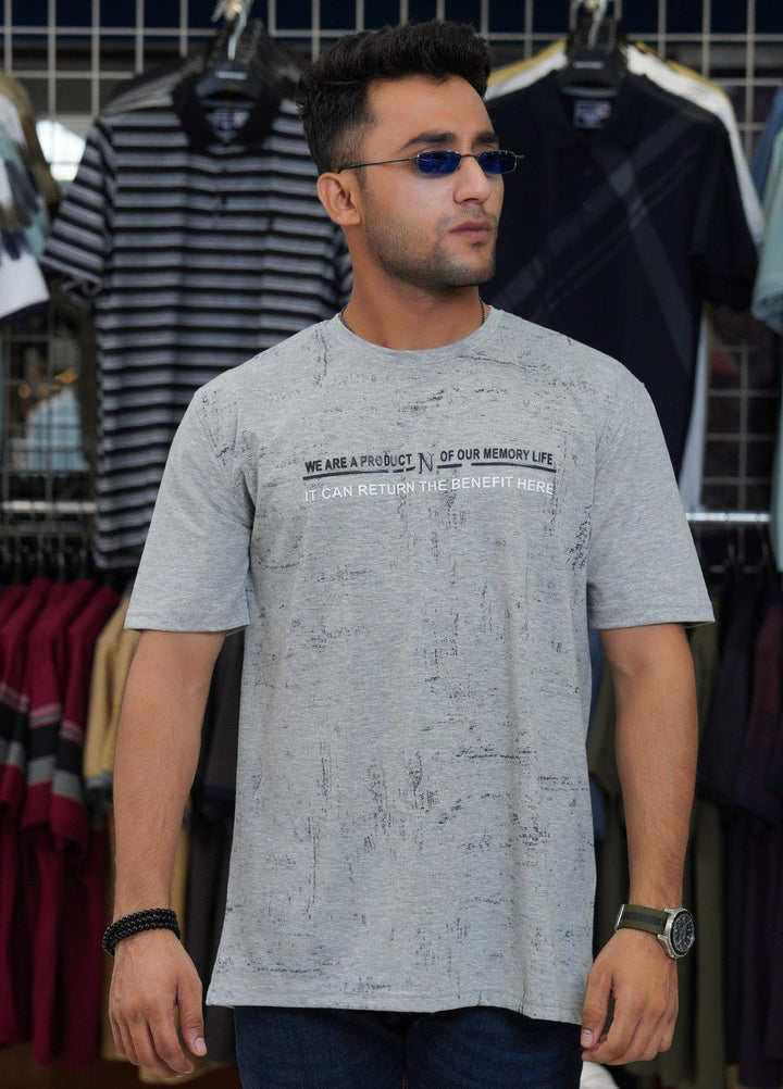 Sanaulla Exclusive Range Cotton Polo for Men - D-6666 Grey