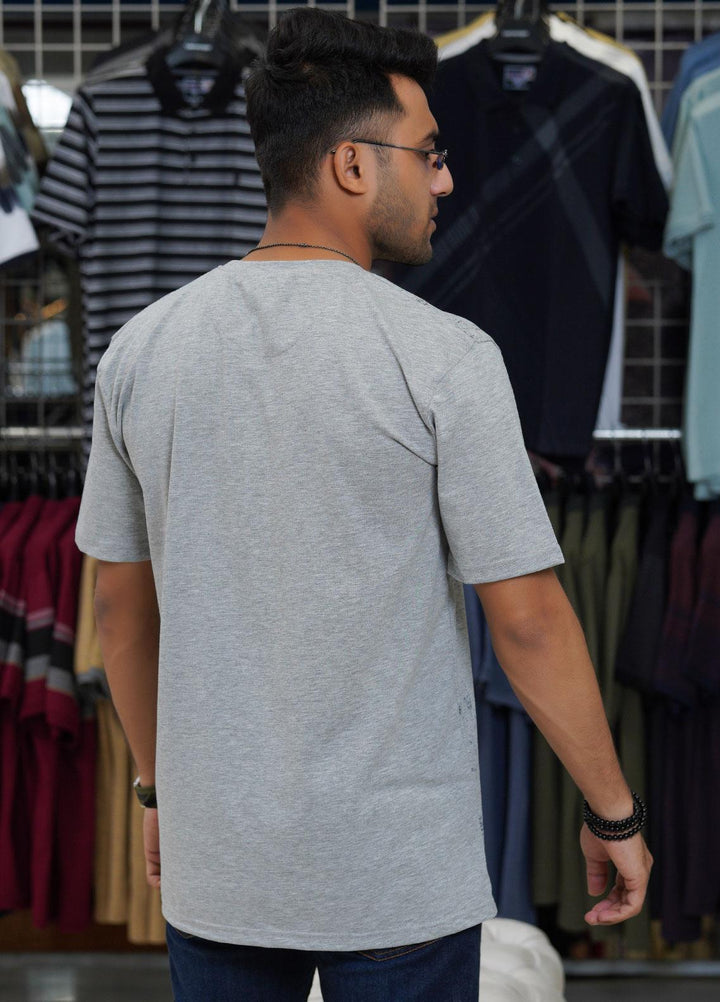 Sanaulla Exclusive Range Cotton Polo for Men - D-6666 Grey