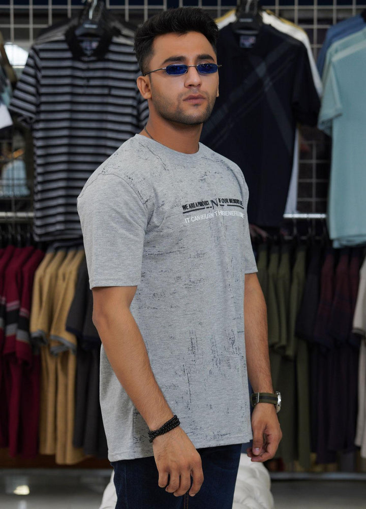 Sanaulla Exclusive Range Cotton Polo for Men - D-6666 Grey