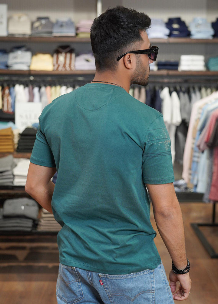 Sanaulla Exclusive Range Polo for Men - D-6710 Dark Green