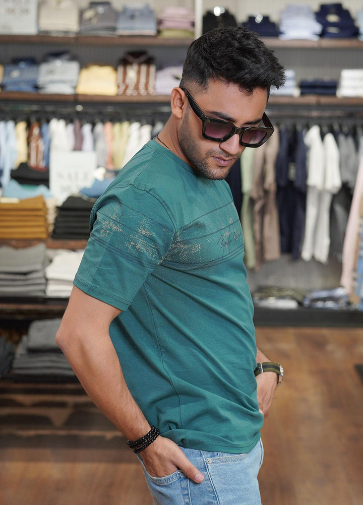 Sanaulla Exclusive Range Polo for Men - D-6710 Dark Green