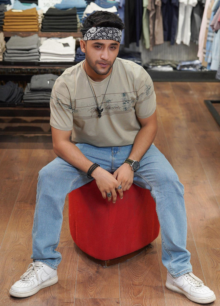 Sanaulla Exclusive Range Polo for Men - D-6710 Khaki