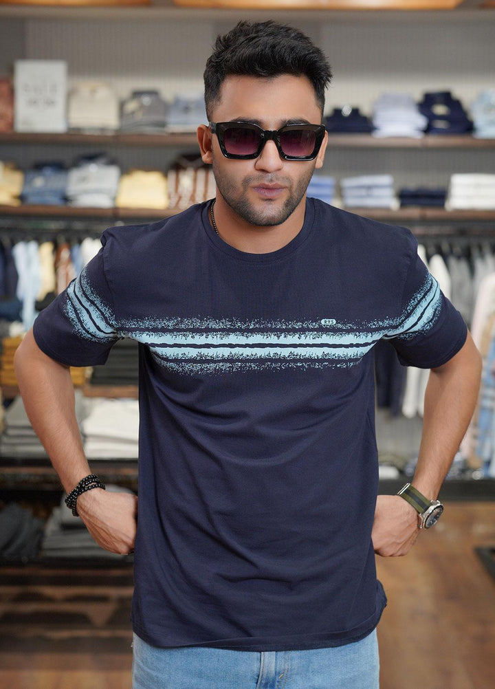 Sanaulla Exclusive Range Polo for Men - D-6742 Dark Blue