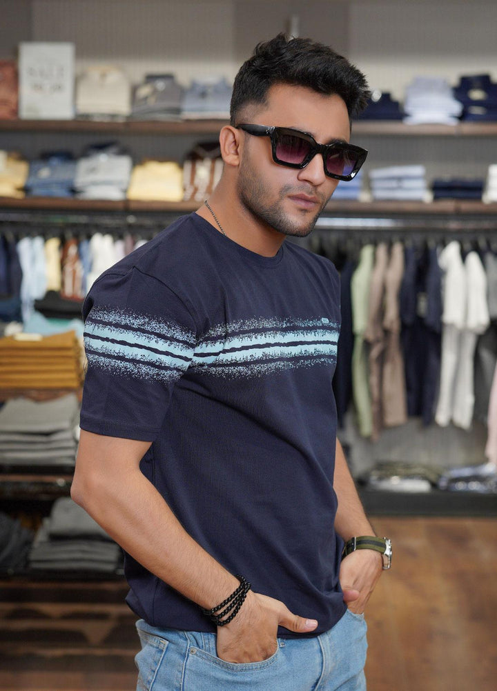 Sanaulla Exclusive Range Polo for Men - D-6742 Dark Blue