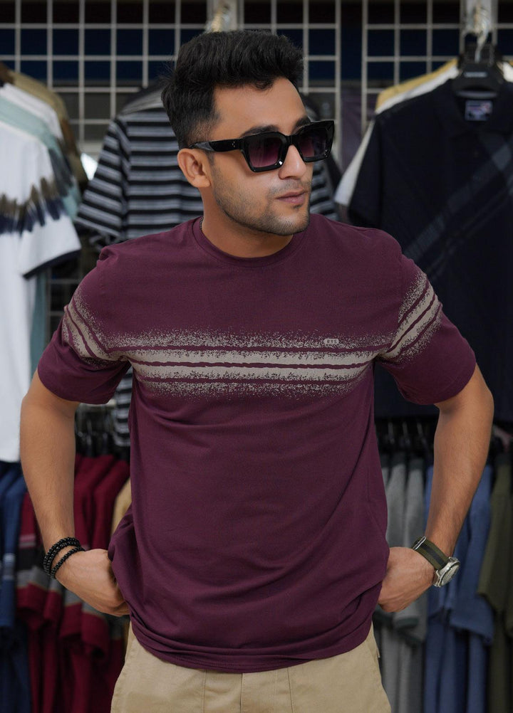 Sanaulla Exclusive Range Cotton Polo for Men - D-6742 Maroon