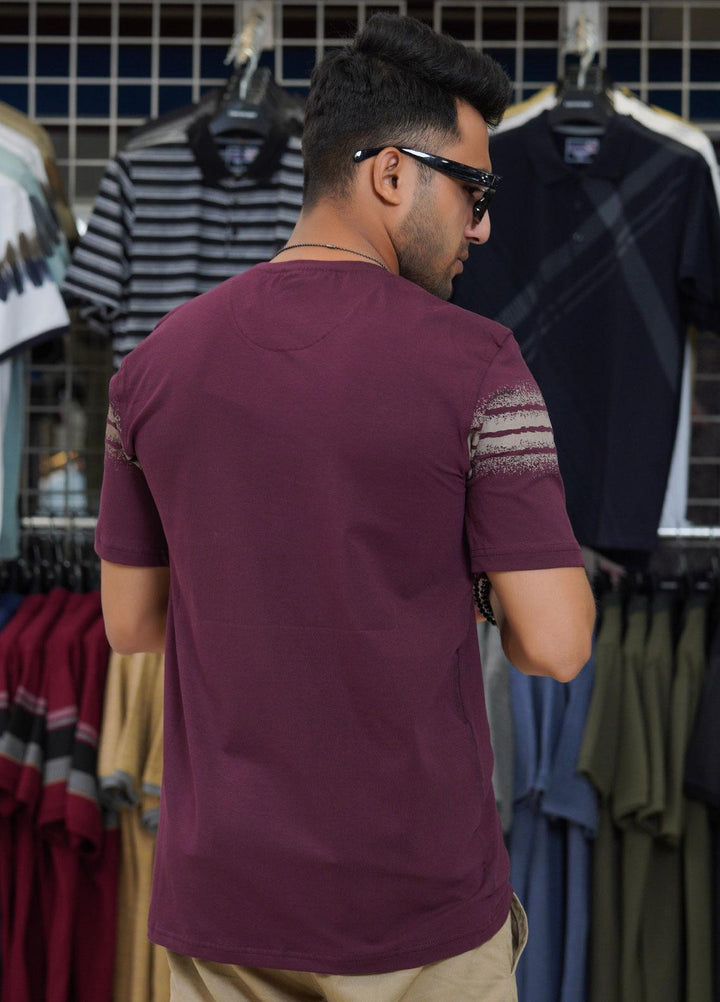 Sanaulla Exclusive Range Cotton Polo for Men - D-6742 Maroon