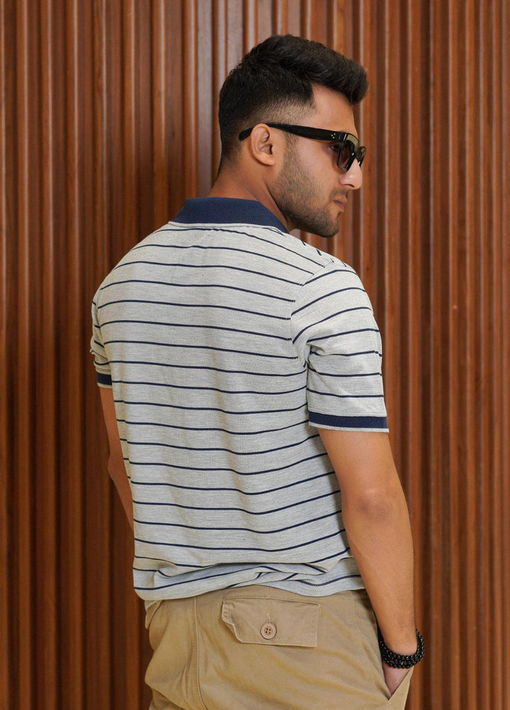 Sanaulla Exclusive Range Polo for Men - D-7210 Grey