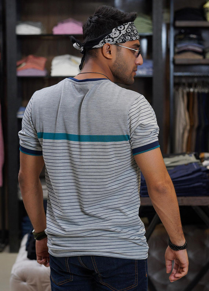 Sanaulla Exclusive Range Cotton Polo for Men - D-7246 Light Grey