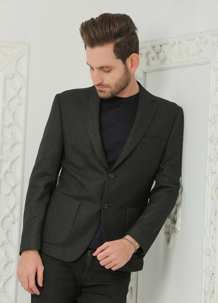 Sanaulla Exclusive Range  Casual Blazers for Men -  SU22MB PV Blazer 424 01 Black