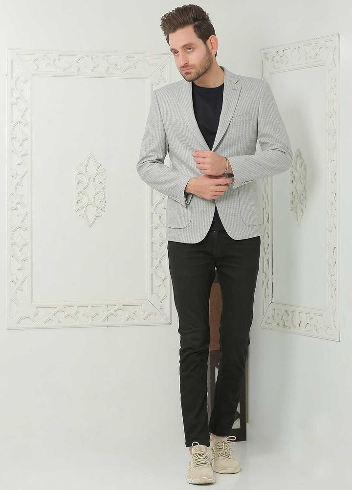 Sanaulla Exclusive Range  Casual Men Blazers -  SU22MB PV Blazer 424 02 White