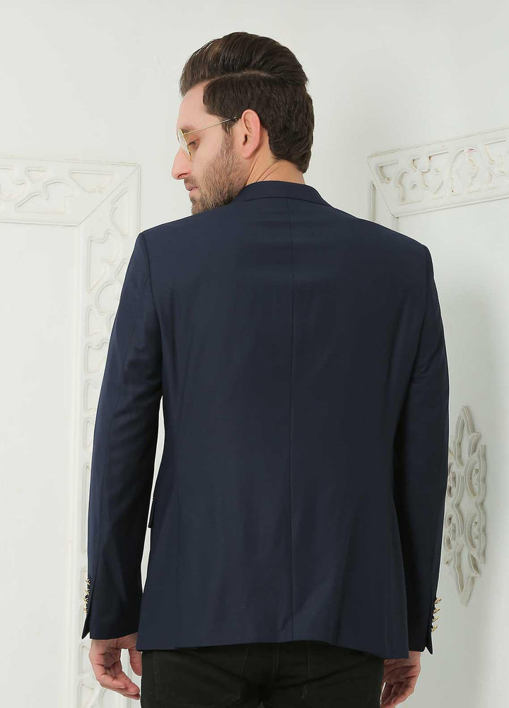 Sanaulla Exclusive Range  Casual Blazers for Men -  SU22MB PV Blazer 887 Navy