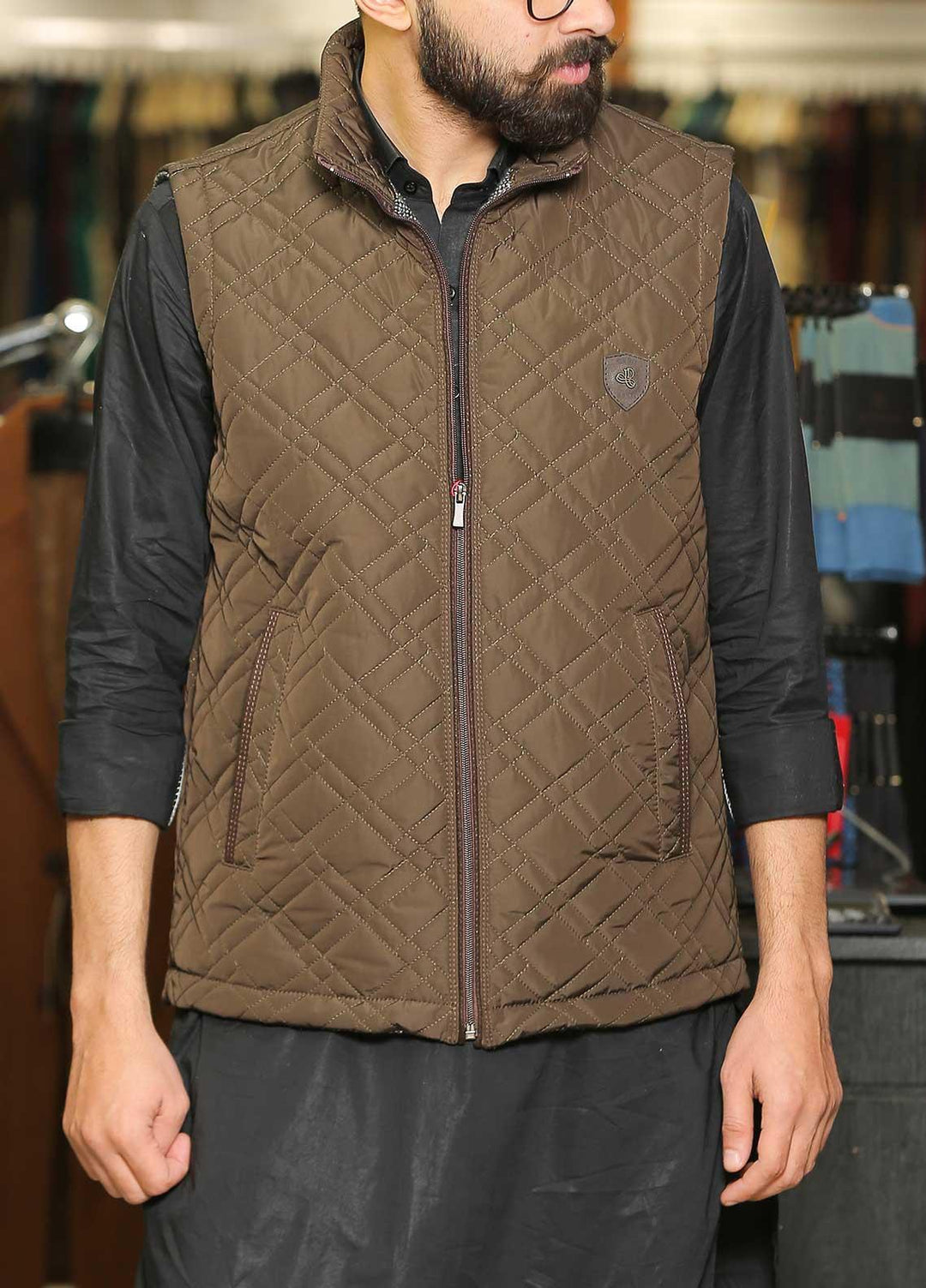 Sanaulla Exclusive Range  Casual Jackets for Men -  SU22MJ Jacket YELEK Green