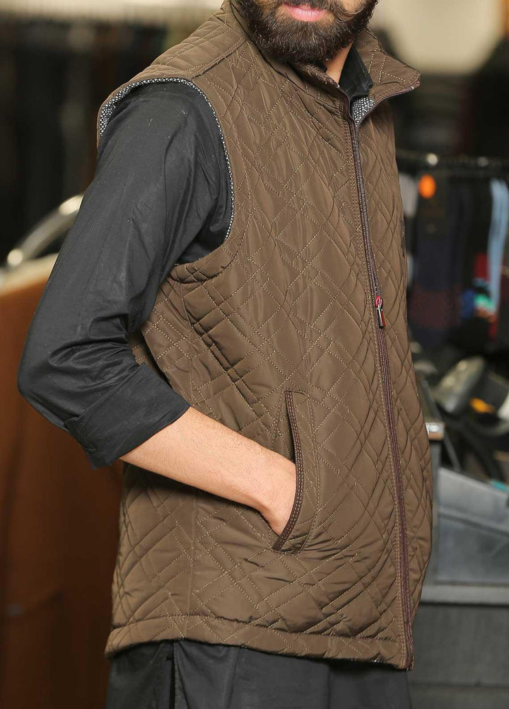 Sanaulla Exclusive Range  Casual Jackets for Men -  SU22MJ Jacket YELEK Green