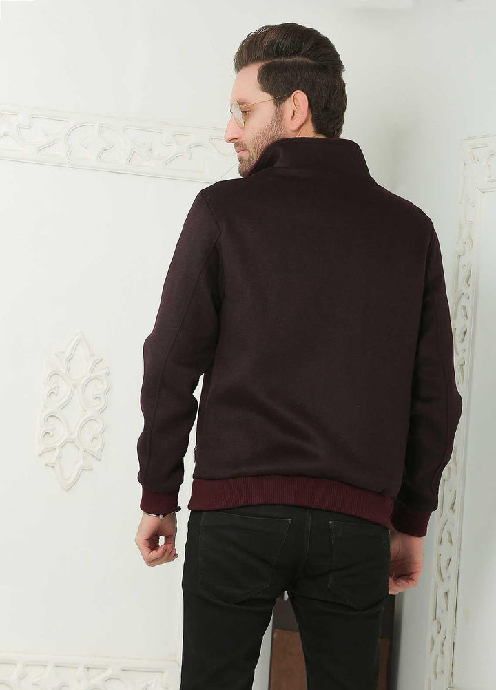 Sanaulla Exclusive Range  Casual Men Jackets -  SU21MJ D-01 Mehroon