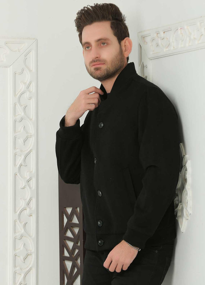 Sanaulla Exclusive Range  Casual Jackets for Men -  SU21MJ D-02 Black
