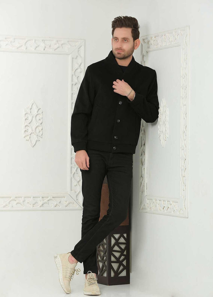 Sanaulla Exclusive Range  Casual Jackets for Men -  SU21MJ D-02 Black