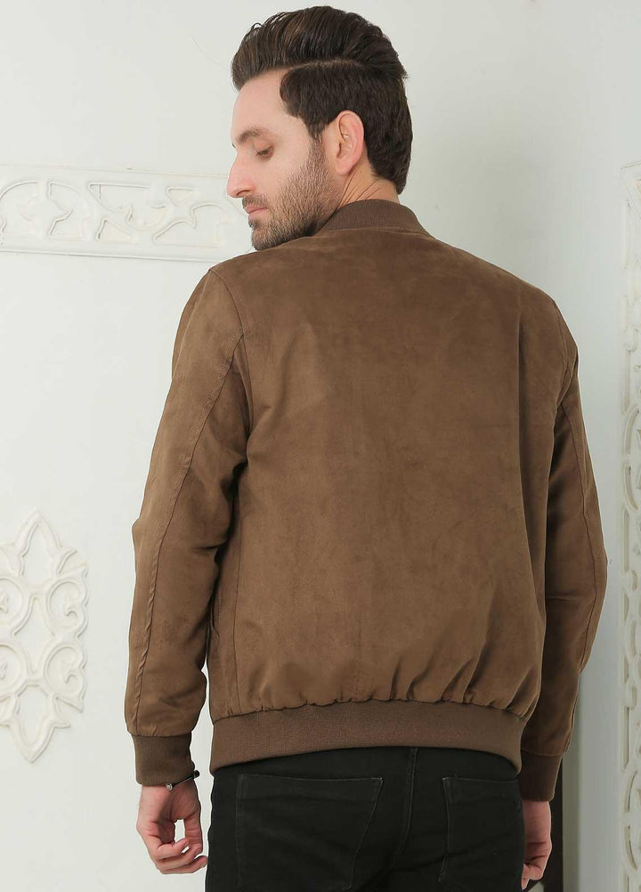 Sanaulla Exclusive Range  Casual Men Jackets -  SU21MJ D-03 Brown