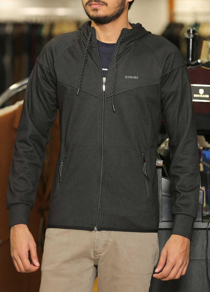 Sanaulla Exclusive Range  Casual Upper for Men -  SU22MJ Upper AS-152 Black