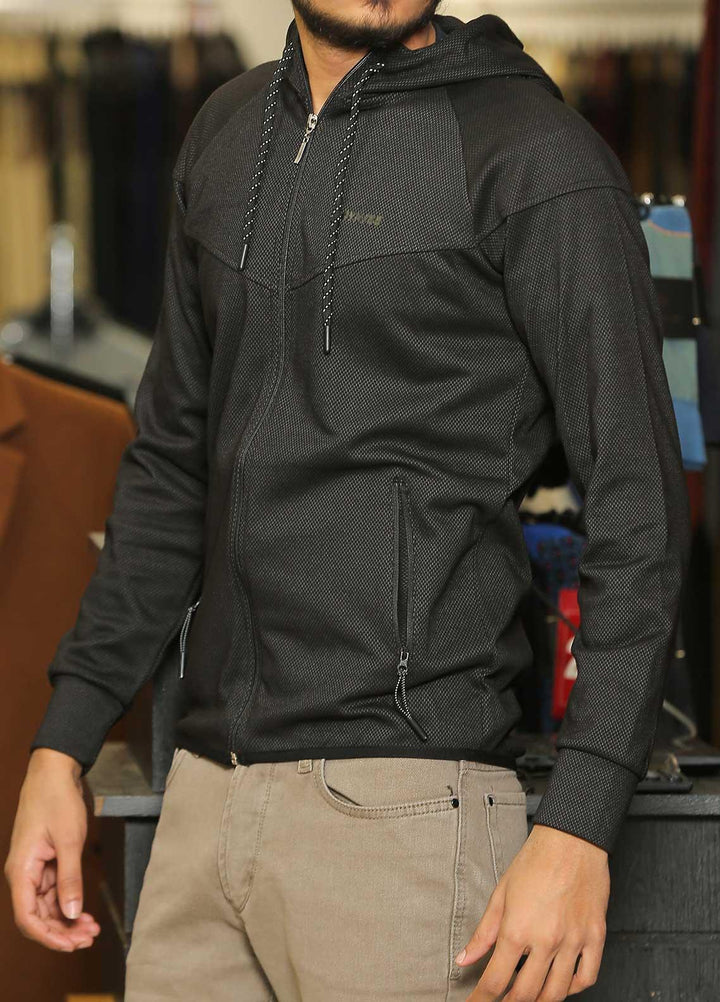 Sanaulla Exclusive Range  Casual Upper for Men -  SU22MJ Upper AS-152 Black