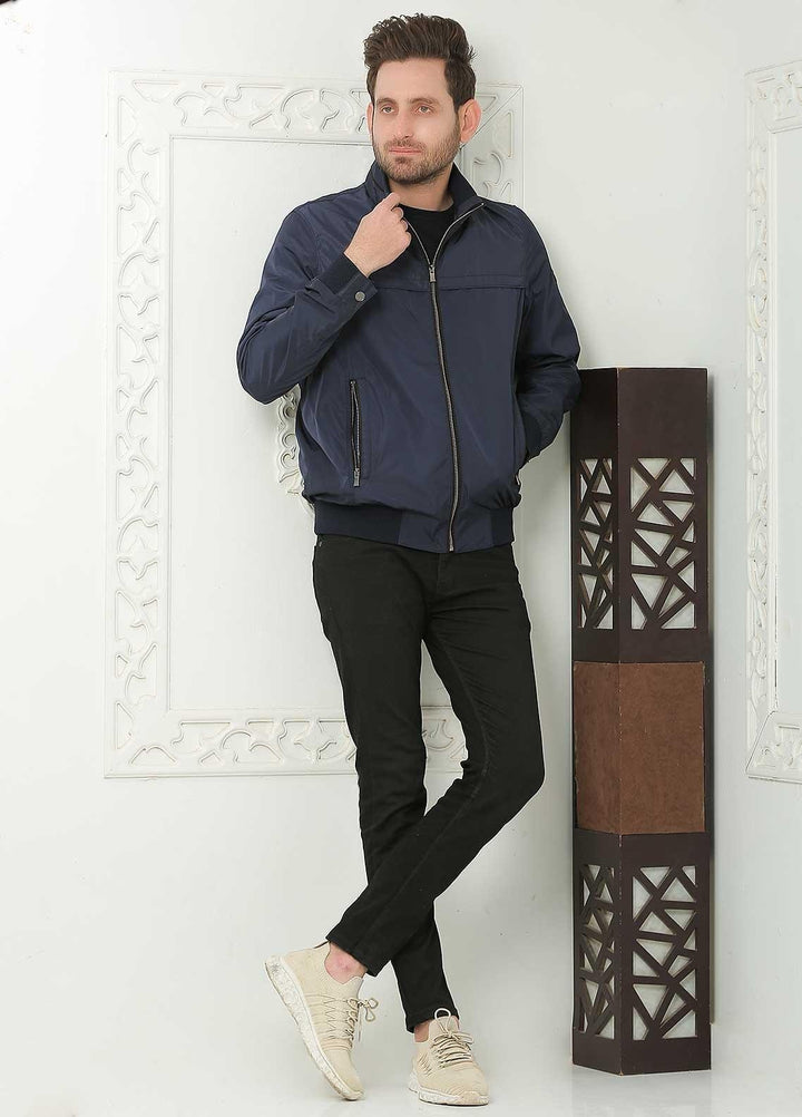 Sanaulla Exclusive Range  Casual Jackets for Men -  SU21MJ D-4495 Blue