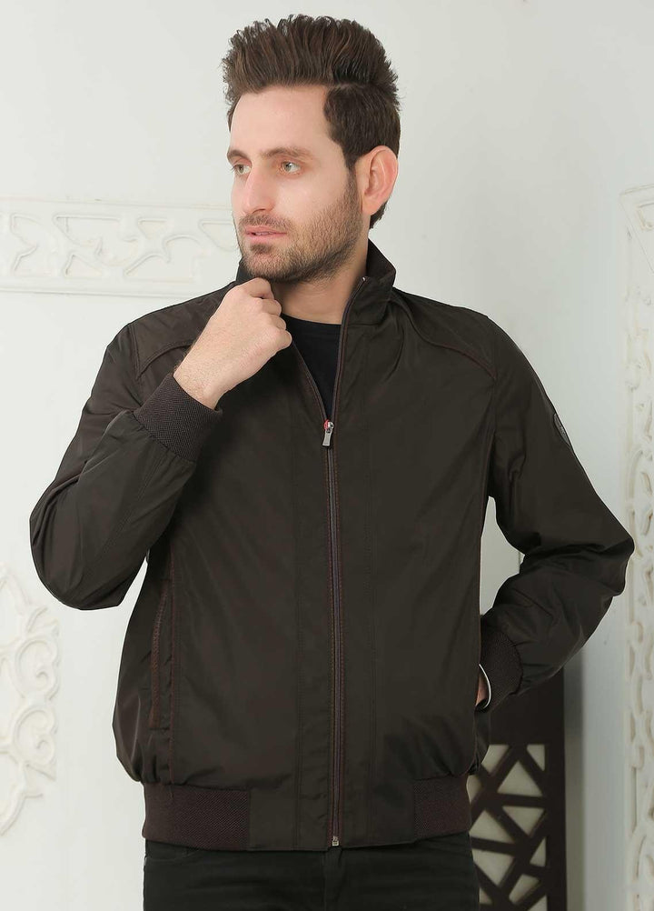 Sanaulla Exclusive Range  Casual Men Jackets -  SU21MJ D-4495 D Brown